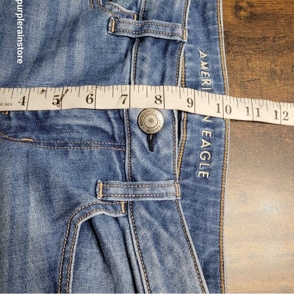 American Eagle Jeans 4S Jegging Low Rise Next Level Stretch Medium Light Wash - Picture 8 of 12
